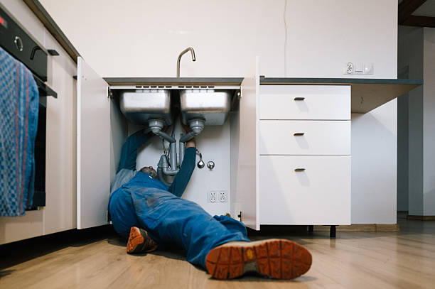 Professional Drain Cleaning technician working in Ludlow Falls, OH